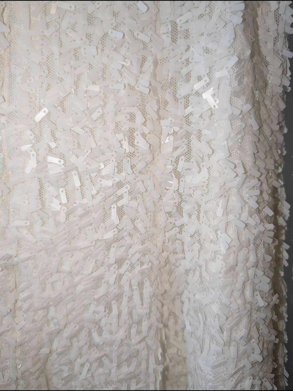 Suzi Chin for Maggy Boutique Ivory Textured Sheath Mini Dress Graduation Party - Picture 5 of 7